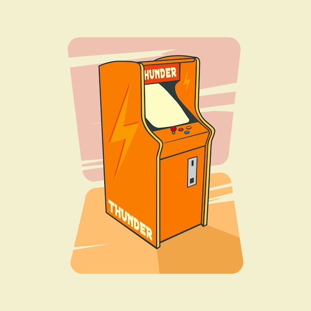 Vector juego arcade