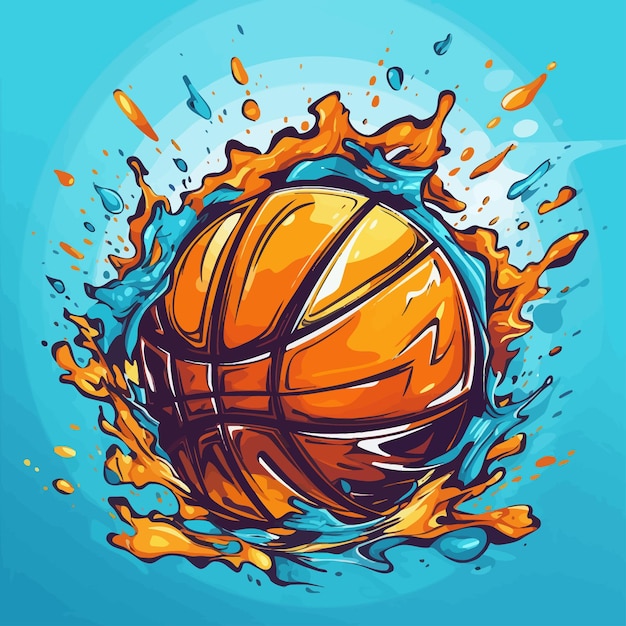 juego_basketball_ball_cartoon_vector