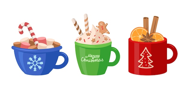 El juego de bebidas de Navidad.