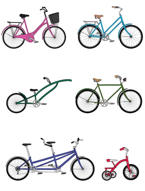 Juego de bicicletas