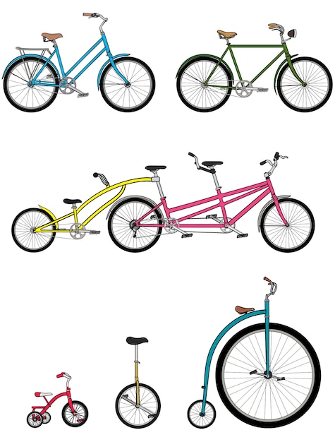 Juego de bicicletas