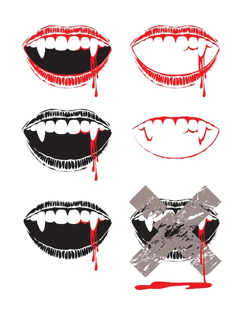 juego de boca de vampiro