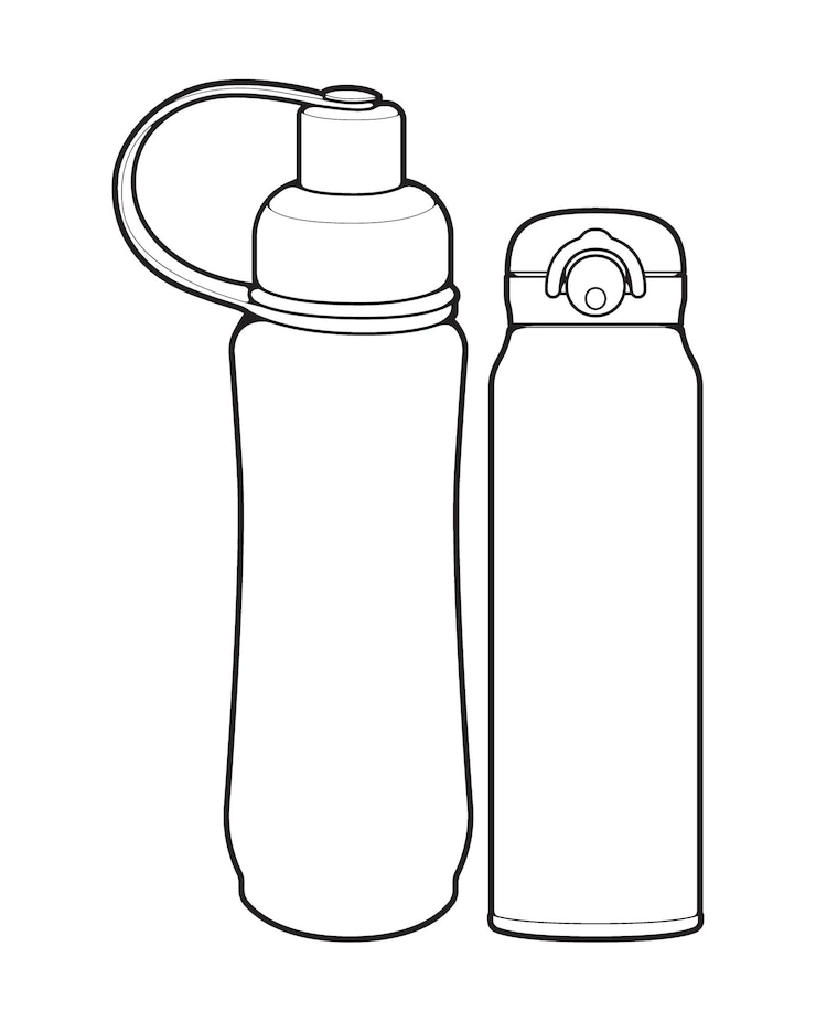 Vector juego de botella de vaso estilo de arte de línea botella de vaso ilustración de botella de vaso ilustración de botella de línea vectorial botella moderna concepto de botella arte de línea de botella de vaso para entrenamiento