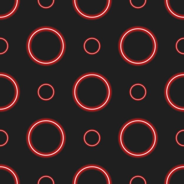 Juego de calamar Fondo de neón abstracto Textura de círculo de formas geométricas