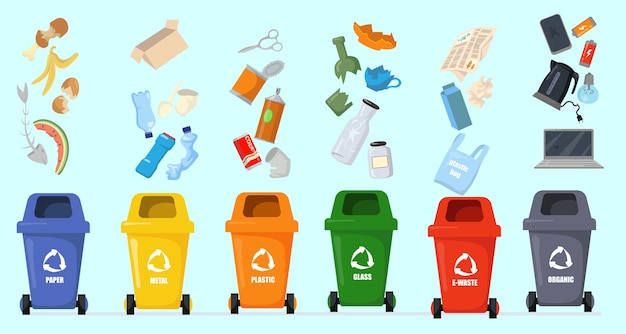 Juego de clasificación de basura