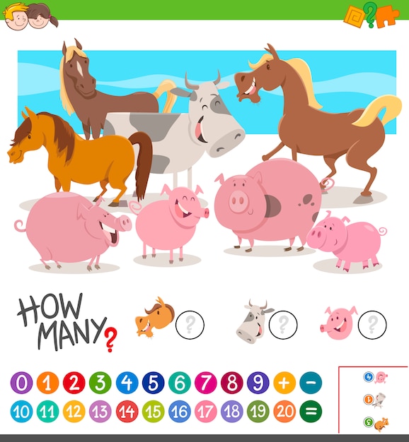 Juego de contar animales