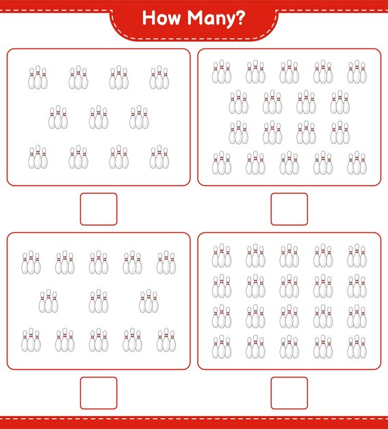 cuántos juegos de conteo con útiles escolares. hoja de trabajo