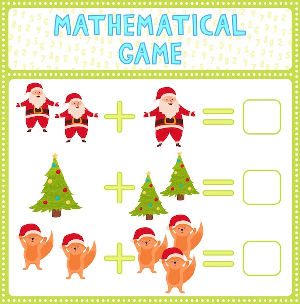Juego de conteo matemático para niños ¿Puedes resolver este entretenimiento de acertijos divertidos para niños?