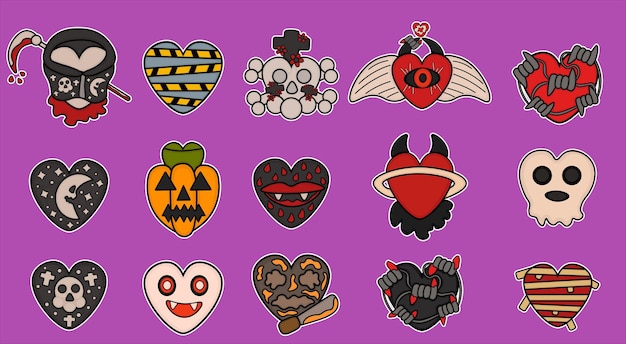 El juego de corazones de Halloween