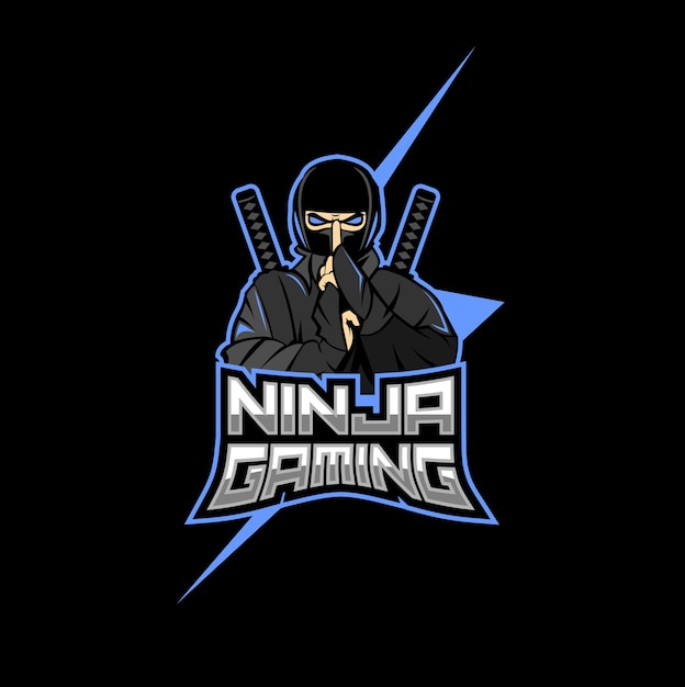 Juego de deporte con logo ninja