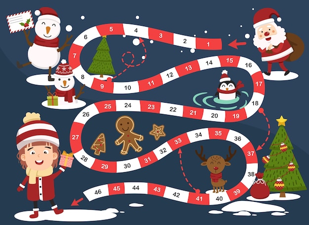 Juego educativo de laberinto para niños Ilustración