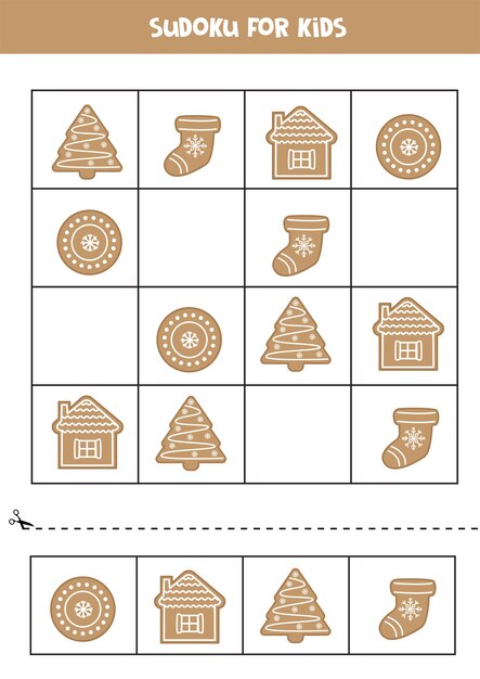 Juego educativo temático navideño