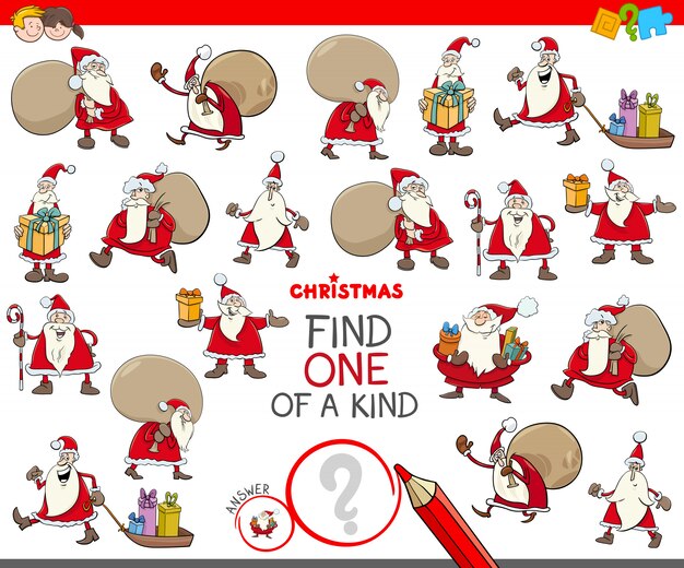 Un juego educativo único con personajes de Santa