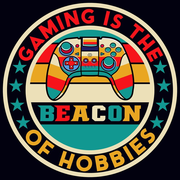 el juego es el faro, el diseño de la camiseta del controlador de videojuegos
