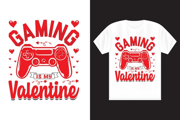 El juego es mi camiseta de san valentín