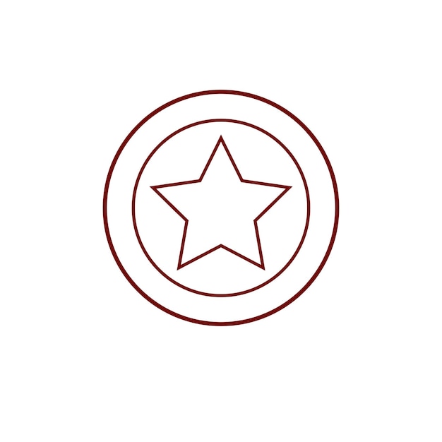 Juego de estrella de moneda de bronce