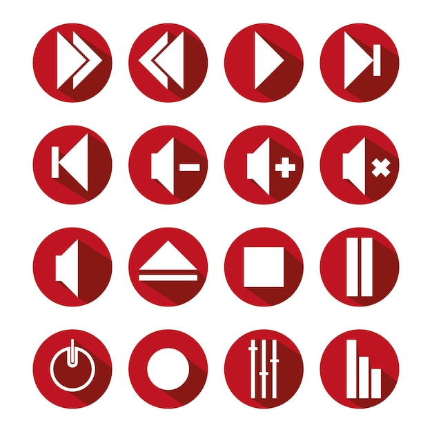 juego de iconos de juego