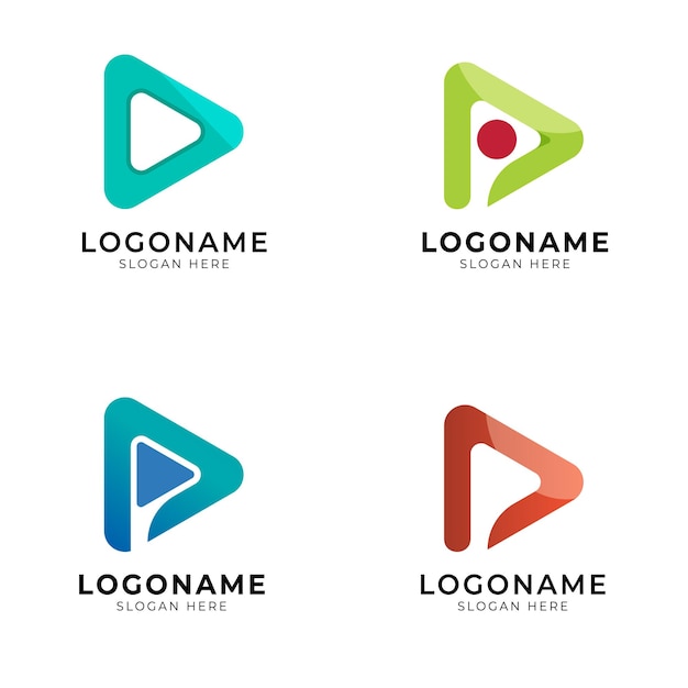 juego de juegos de logotipos