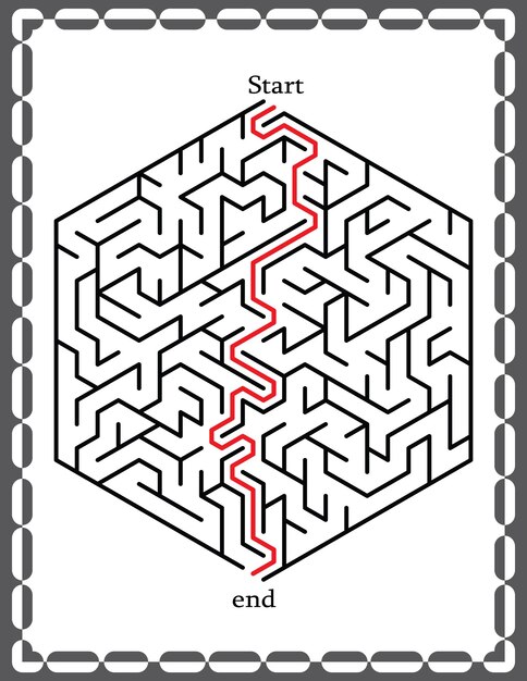 Juego de laberinto para niños