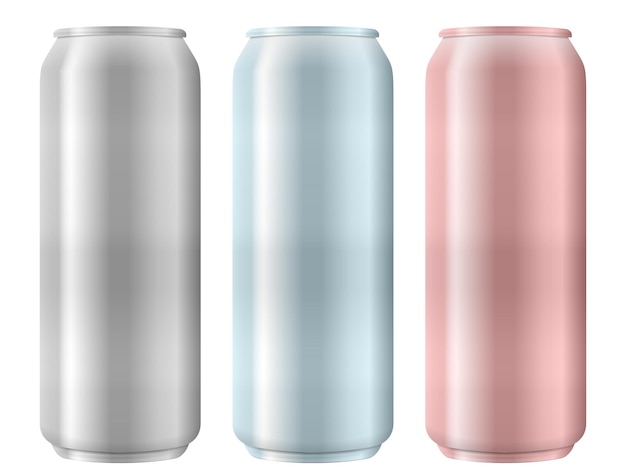 Juego de latas de aluminio
