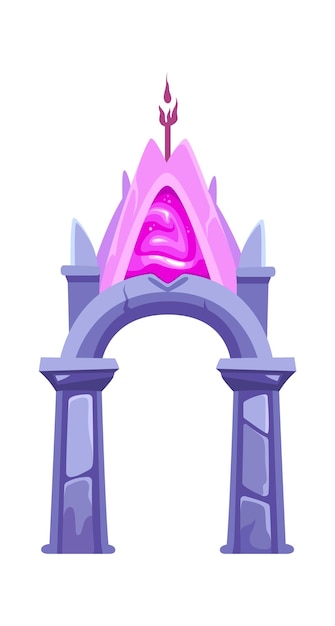 Vector el juego magic portal arch