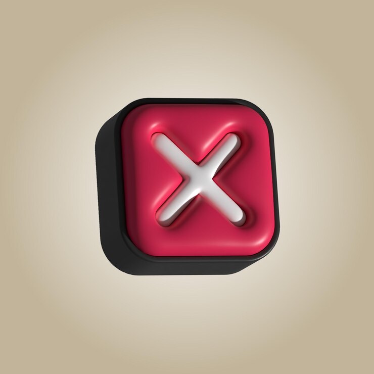Vector juego de marca x 3d