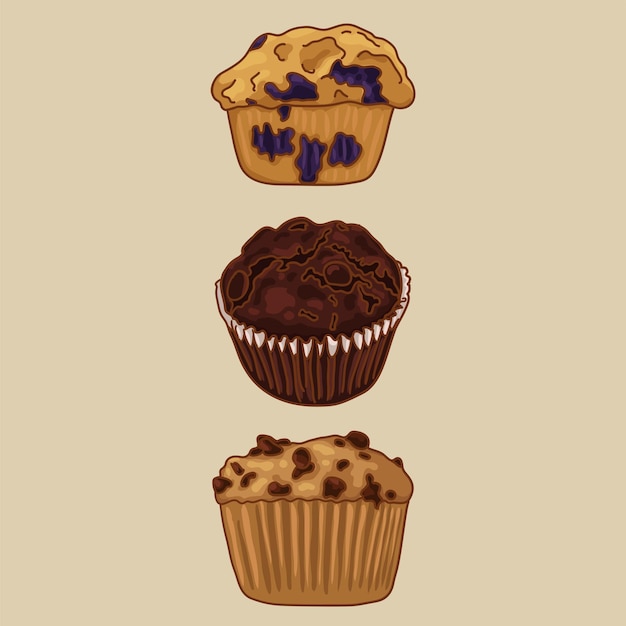 El juego de muffins es la mejor receta de muffin.