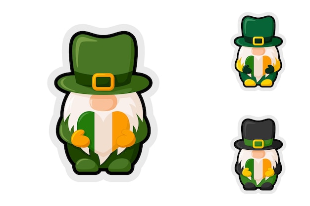 Juego de pegatinas de notas con Leprechaun