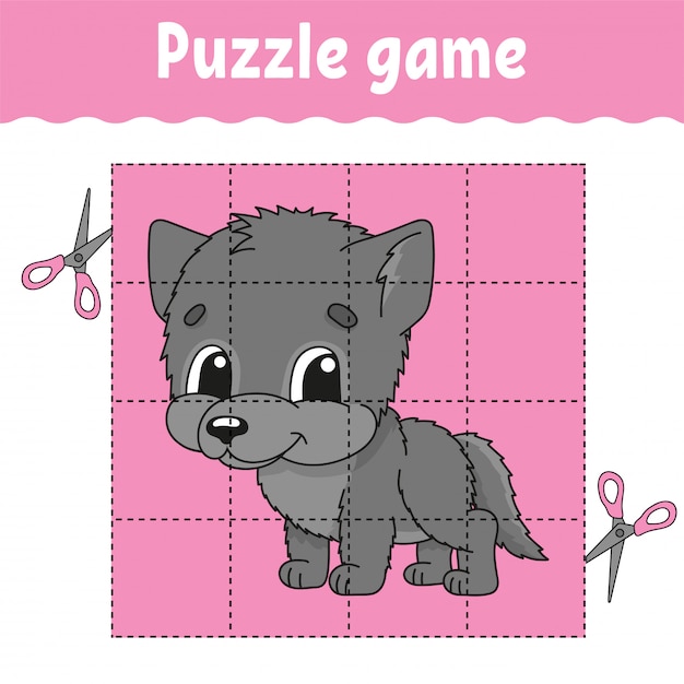 Juego de puzzle para niños.