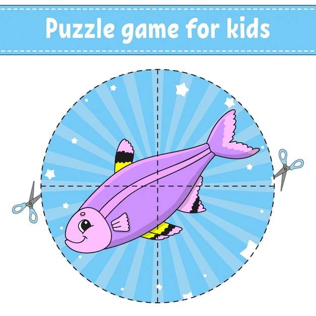 Juego de puzzle para niños.