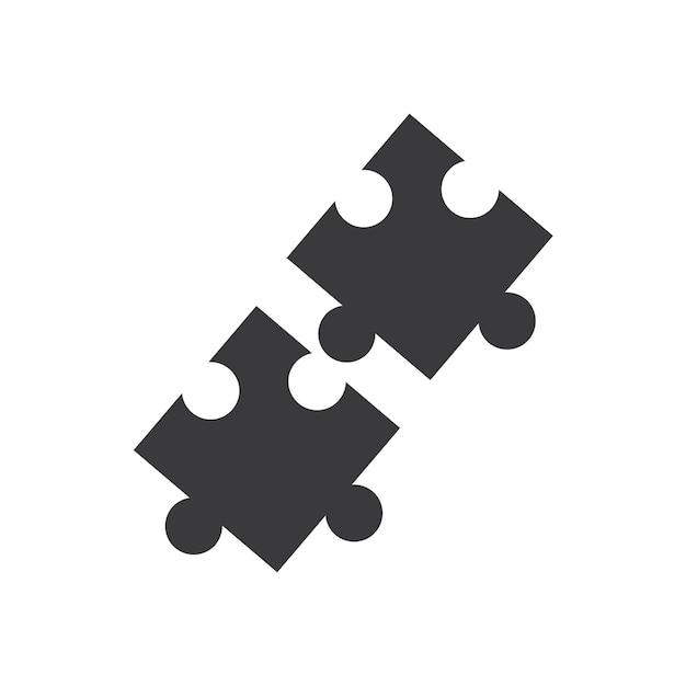 Juego puzzle vector icono diseño ilustración