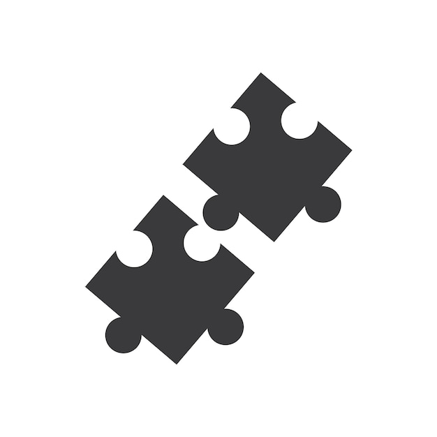 Juego Puzzle vector Icono Diseño Ilustración