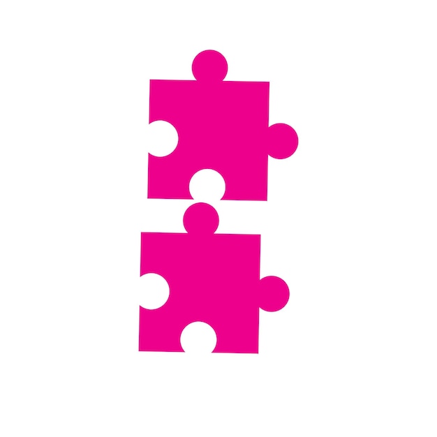 Juego Puzzle vector Icono Diseño Ilustración