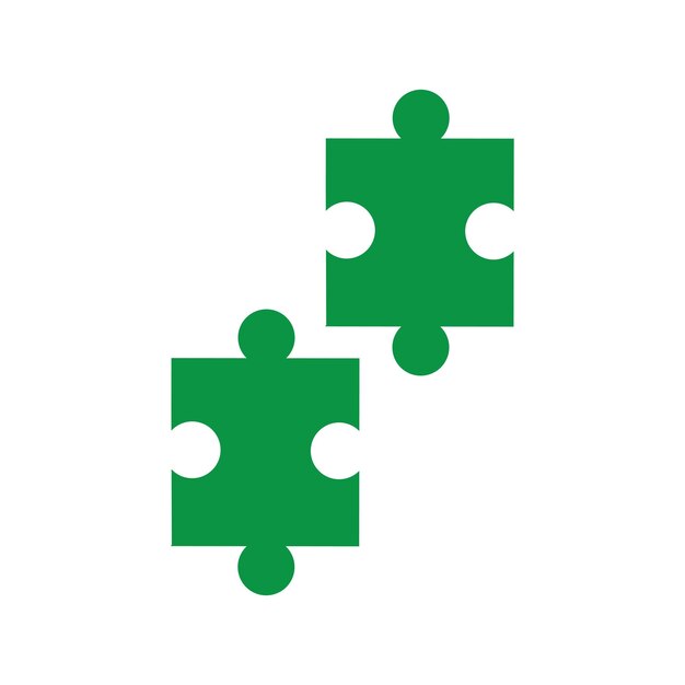 Juego Puzzle vector Icono Diseño Ilustración