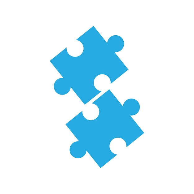Juego Puzzle vector Icono Diseño Ilustración