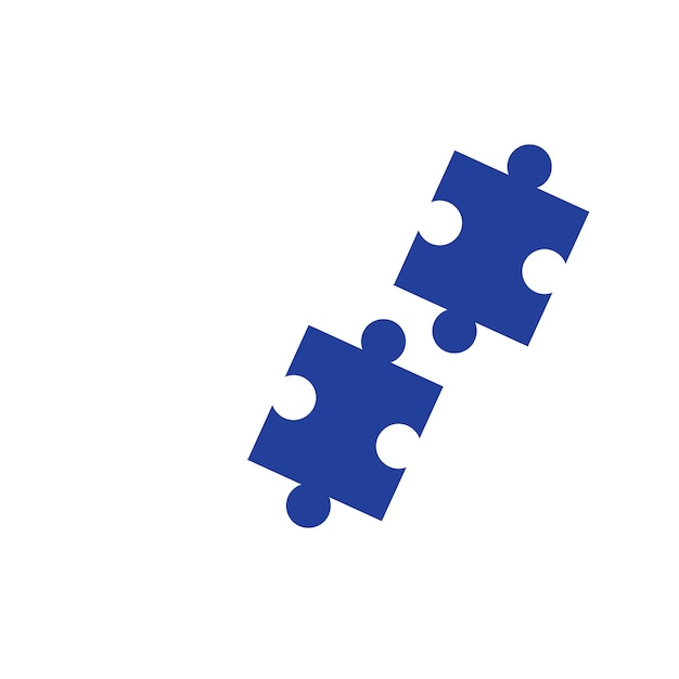 Juego Puzzle vector Icono Diseño Ilustración