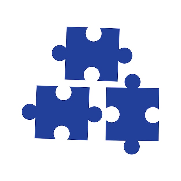 Juego Puzzle vector Icono Diseño Ilustración