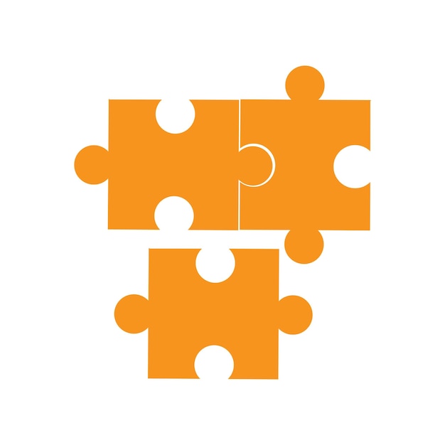 Juego Puzzle vector Icono Diseño Ilustración