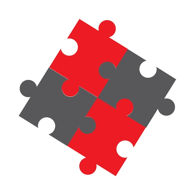 Juego Puzzle vector Icono Diseño Ilustración
