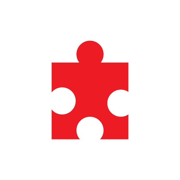 Juego Puzzle vector Icono Diseño Ilustración