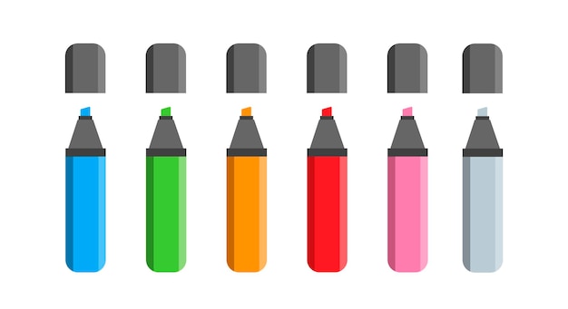 Juego de rotuladores de colores Lápiz resaltador para la escuela o los niños