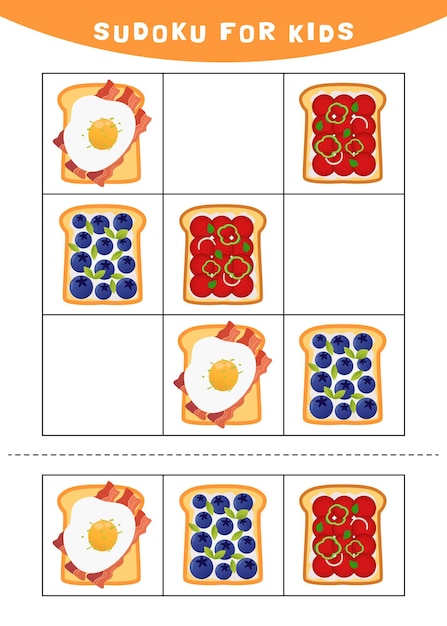 Juego de sudoku para niños