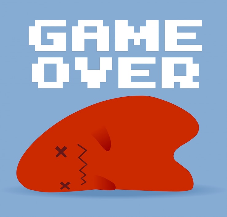 Vector juego terminado