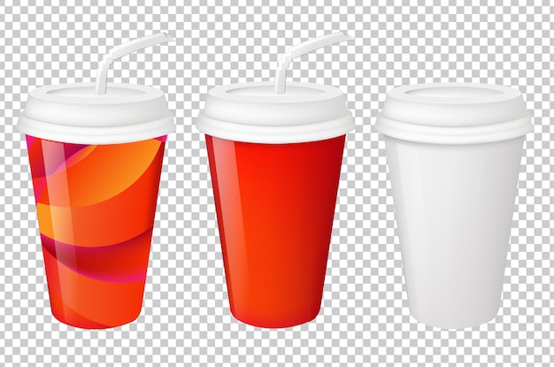 Juego de vasos de papel
