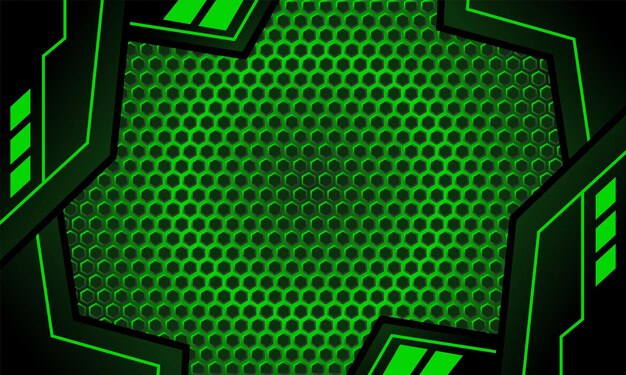 juego verde moderno fondo futurista con verde y negro gradiente