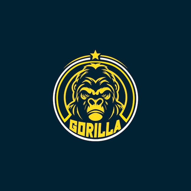 Los juegos de diseño de logotipos de gorilas encarnan el poder y la resiliencia con nuestra personalización Perfecto para marcas audaces