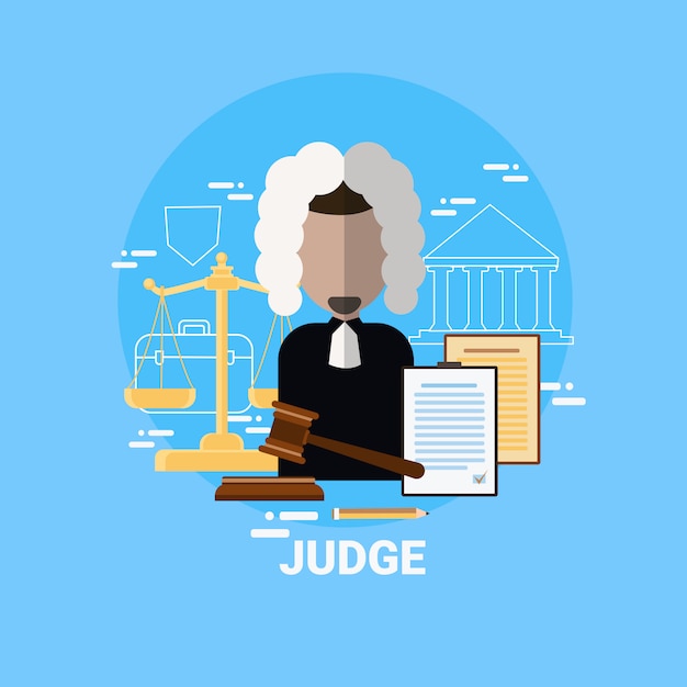 Juez Hombre Icono Justicia y Ley Trabajador Avatar