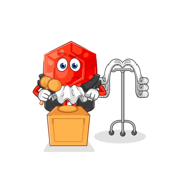 El juez Ruby tiene un vector de caracteres de mazo