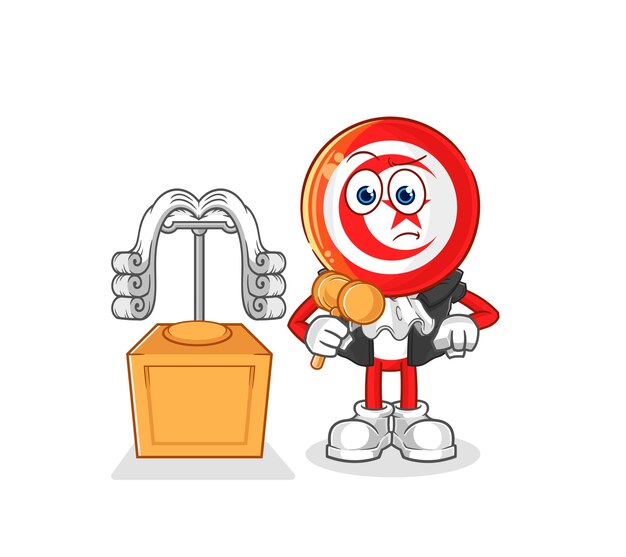 Juez de Túnez tiene vector de carácter de mazo