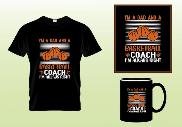 Vector jugador de baloncesto y diseño de camiseta de baloncesto divertido atardecer retro vintage